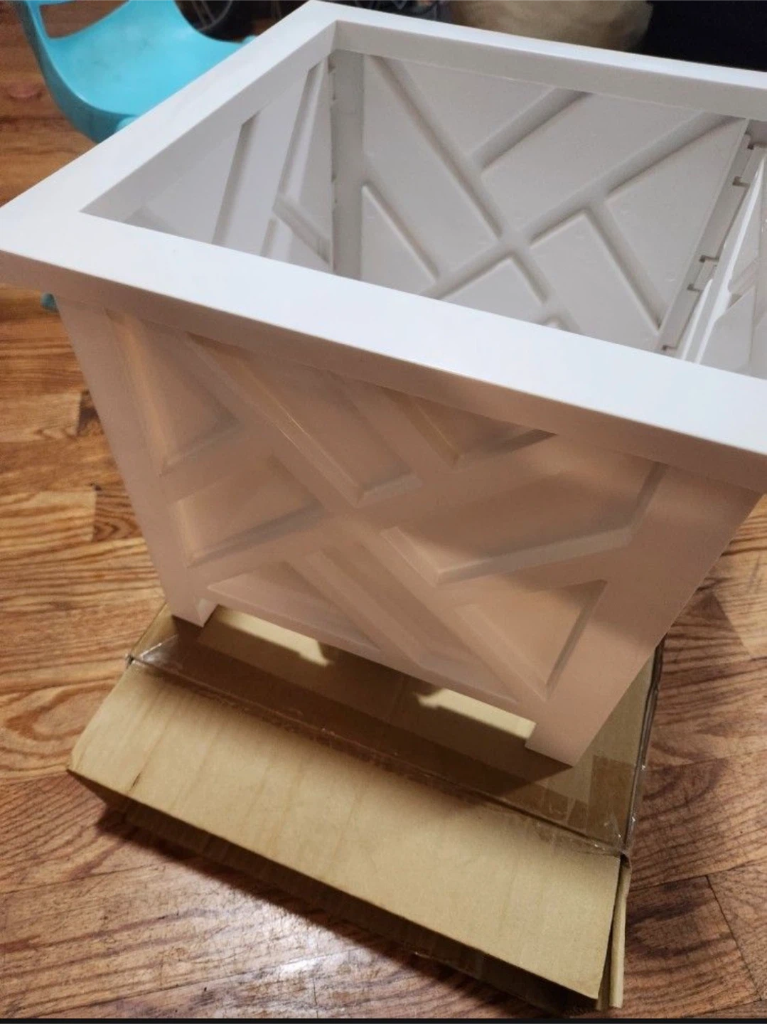 Pure Garden White Square Planter - photo 3
