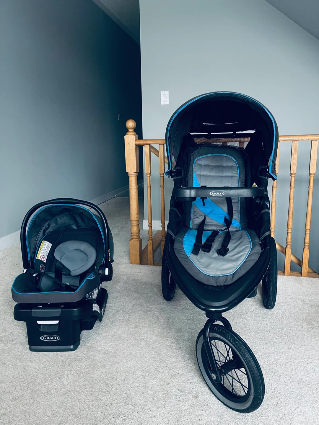 Graco Travel System Stroller and Car Seat