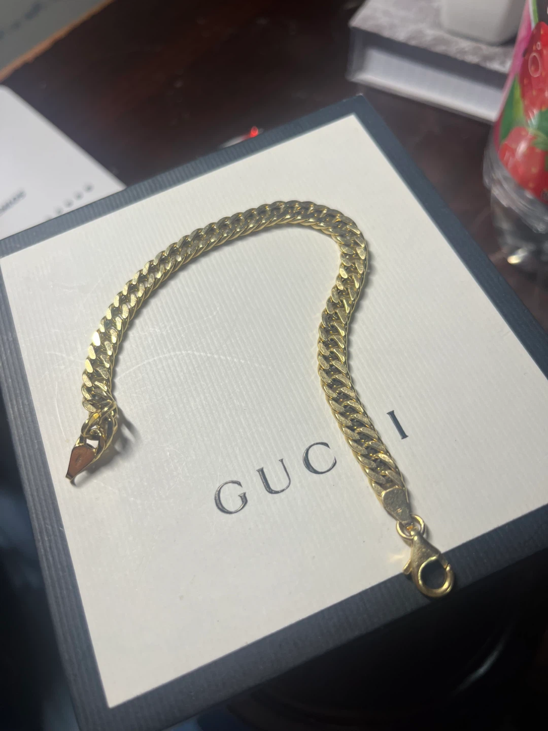 Gold Chain Bracelet 18k - photo 2