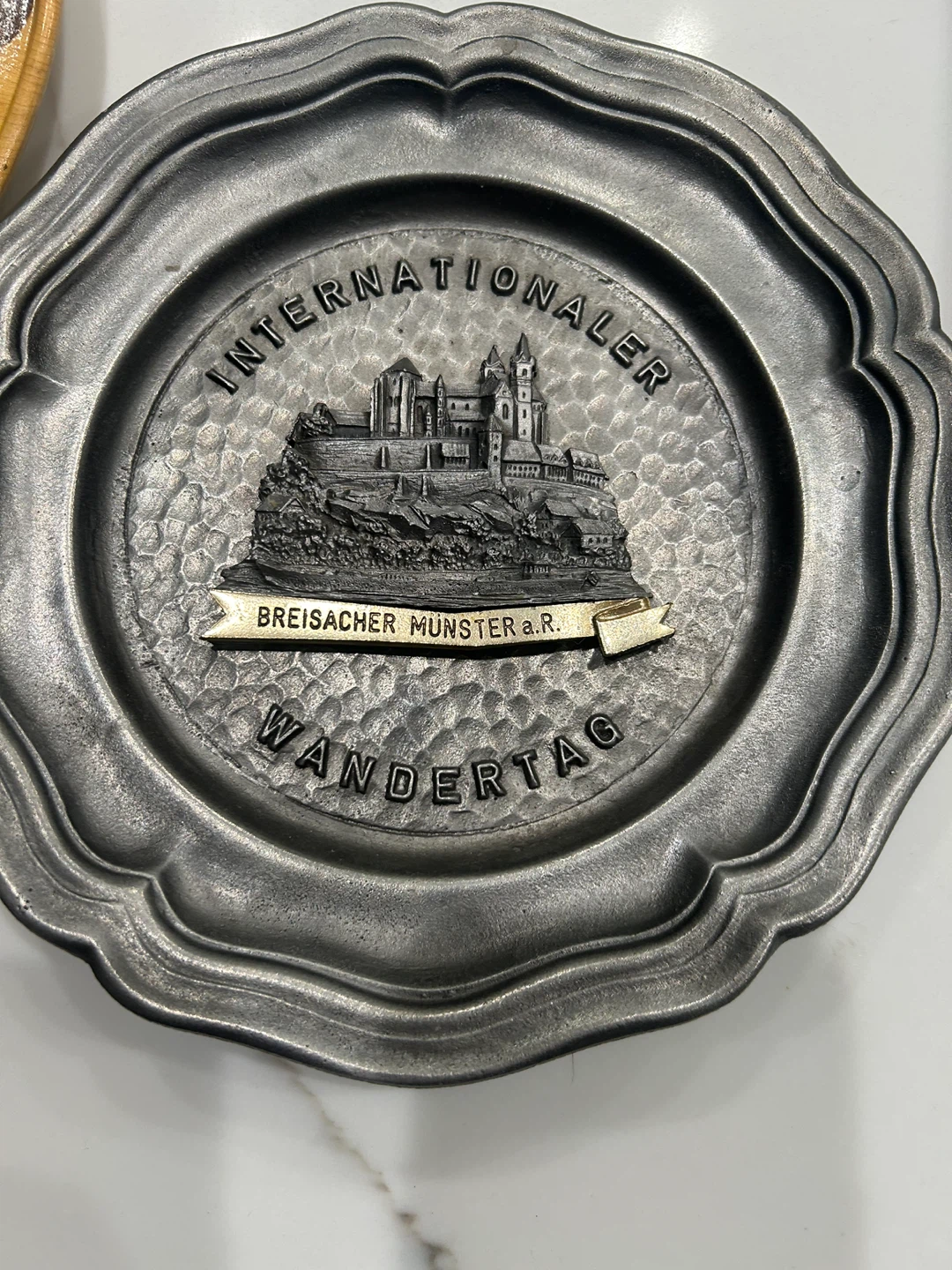 Pewter Decorative Plate - Internationaler Wandertag - photo 2