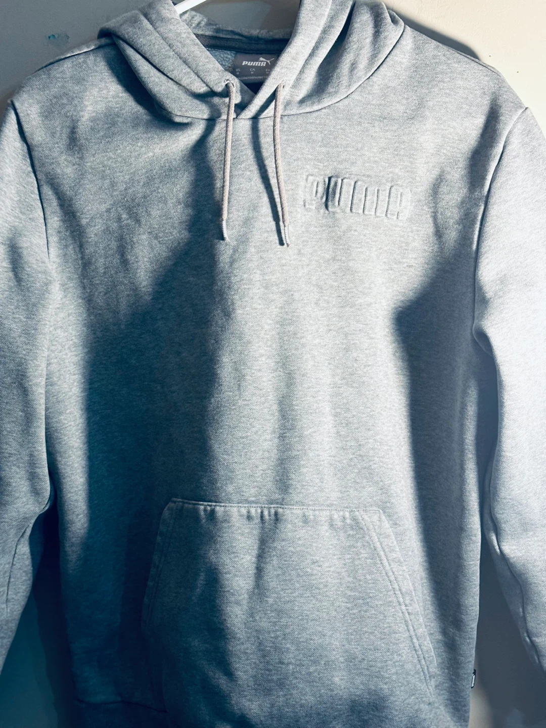 Puma Grey Hoodie - Size Medium - photo 2