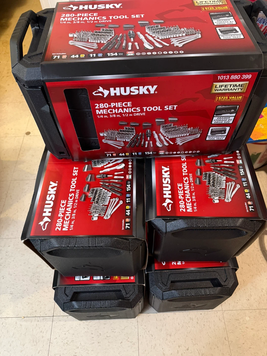 Husky 280-Piece Mechanics Tool Set - photo 3