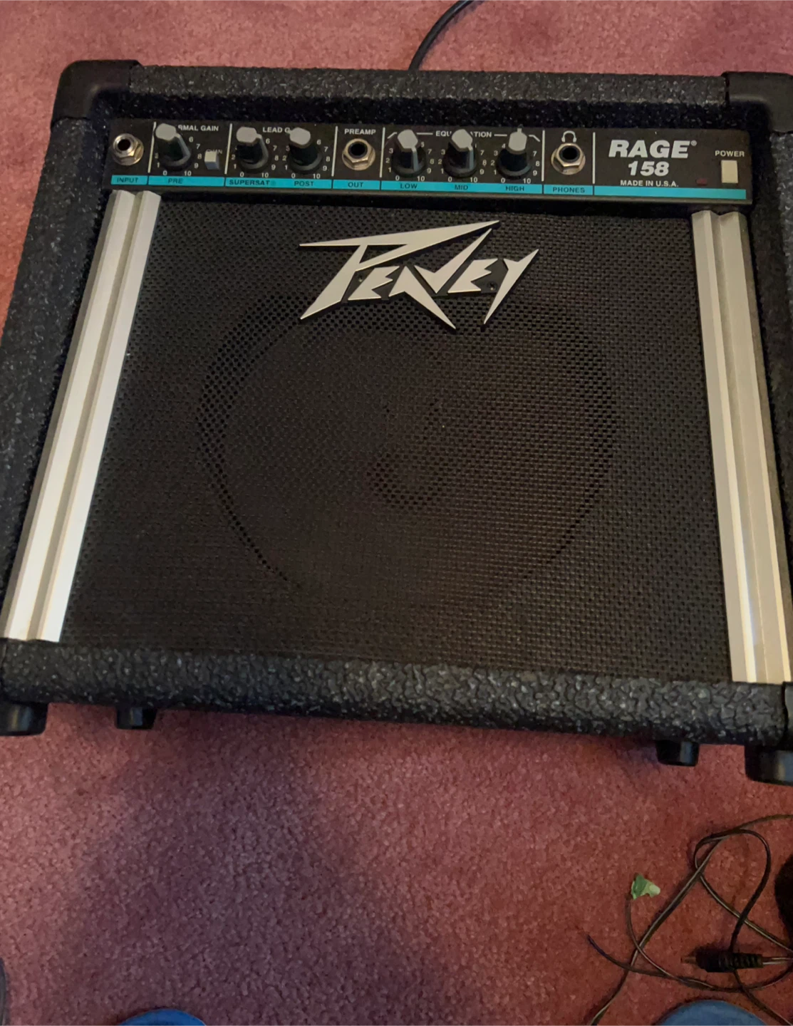Peavey Rage 158 Guitar Amplifier - photo 2
