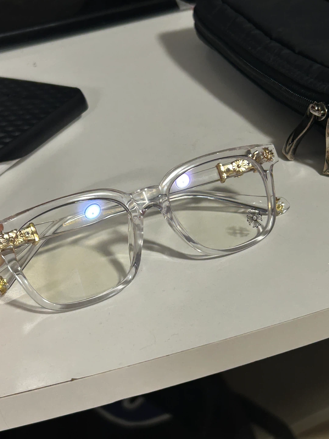 Chrome Hearts blue light glasses Glasses