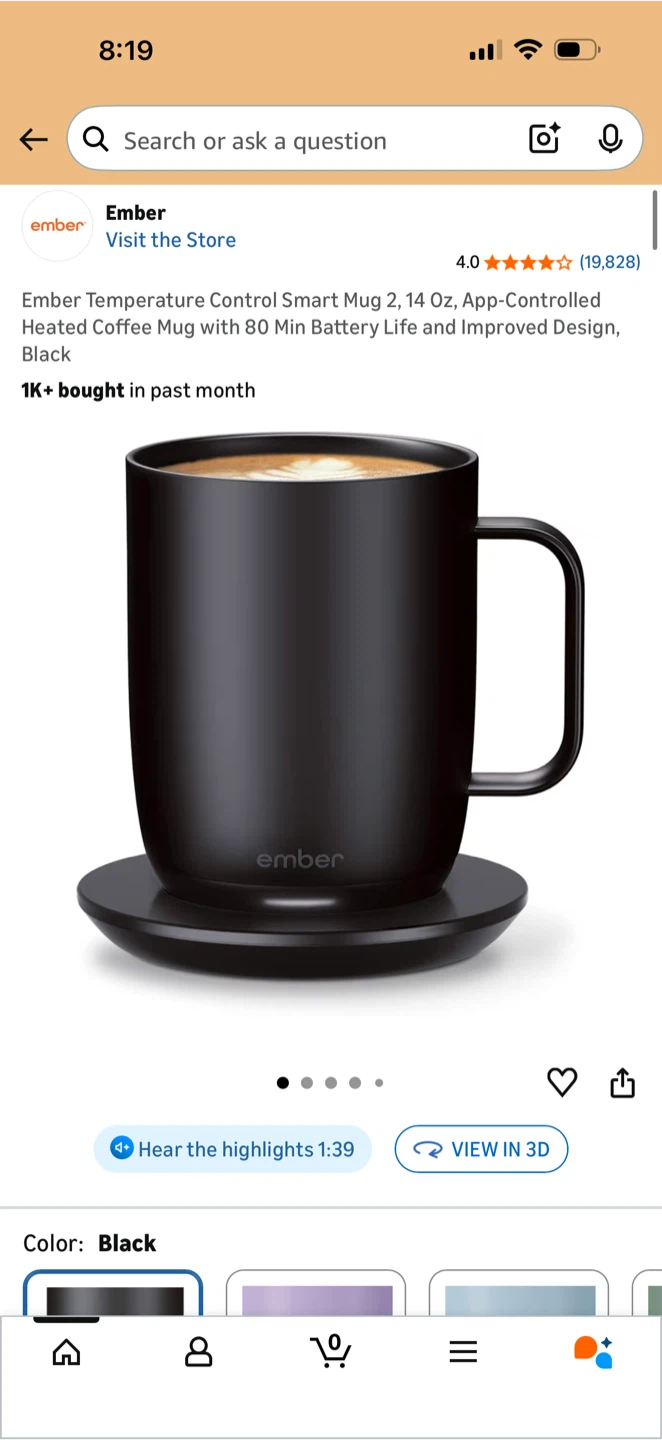 Ember Temperature Control Smart Mug 2 - photo 2
