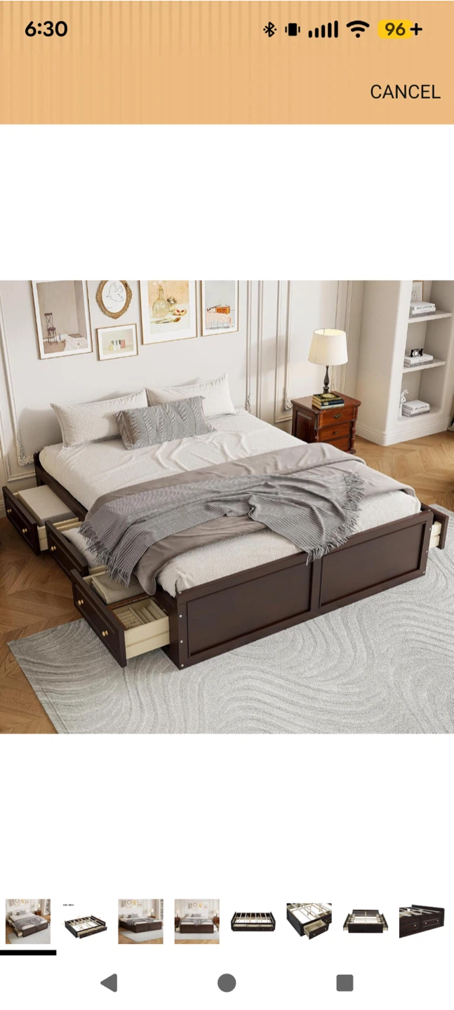 Queen Storage Bed NIB