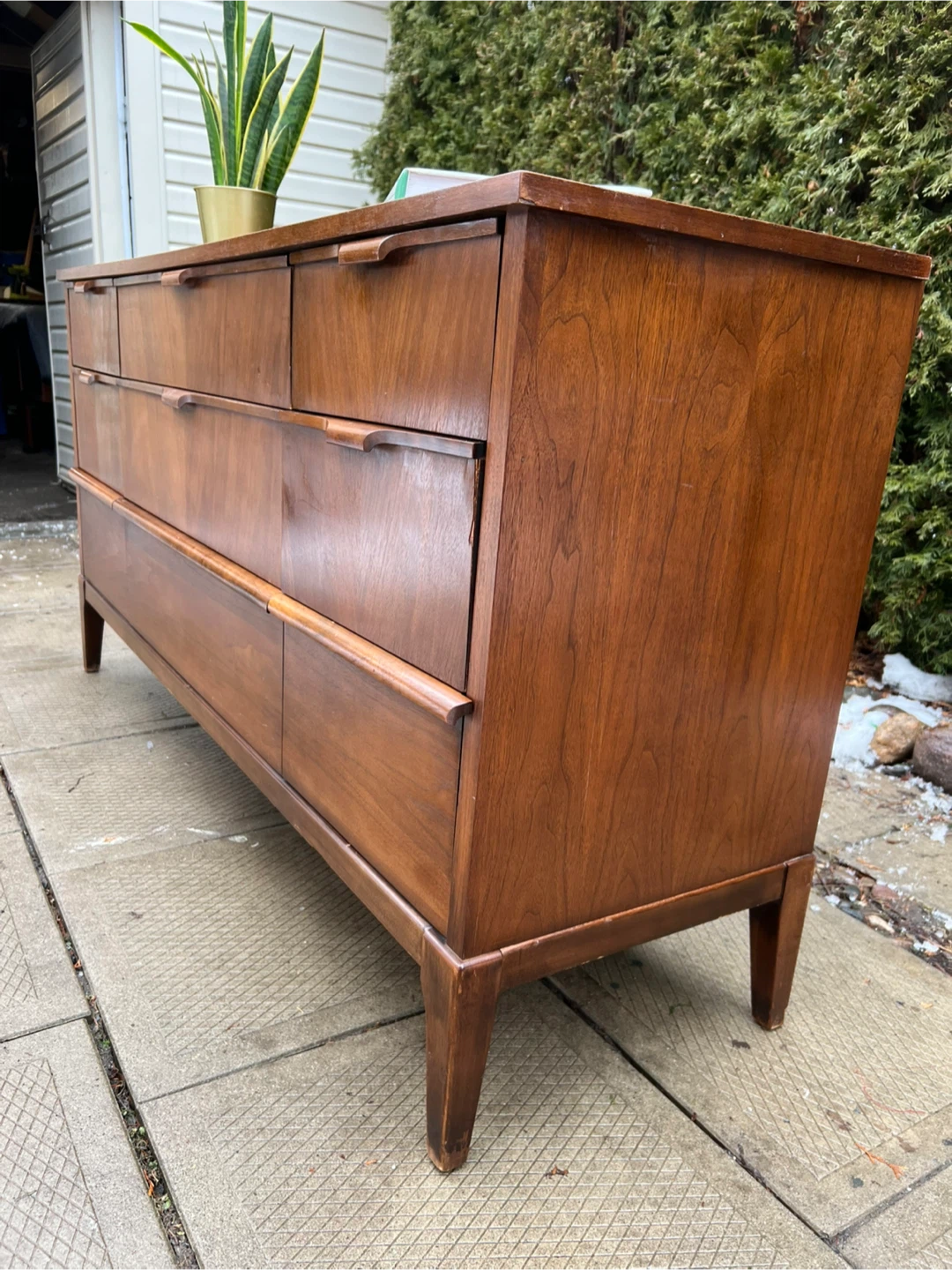 MCM Walnut Dresser by Kaufman - photo 4