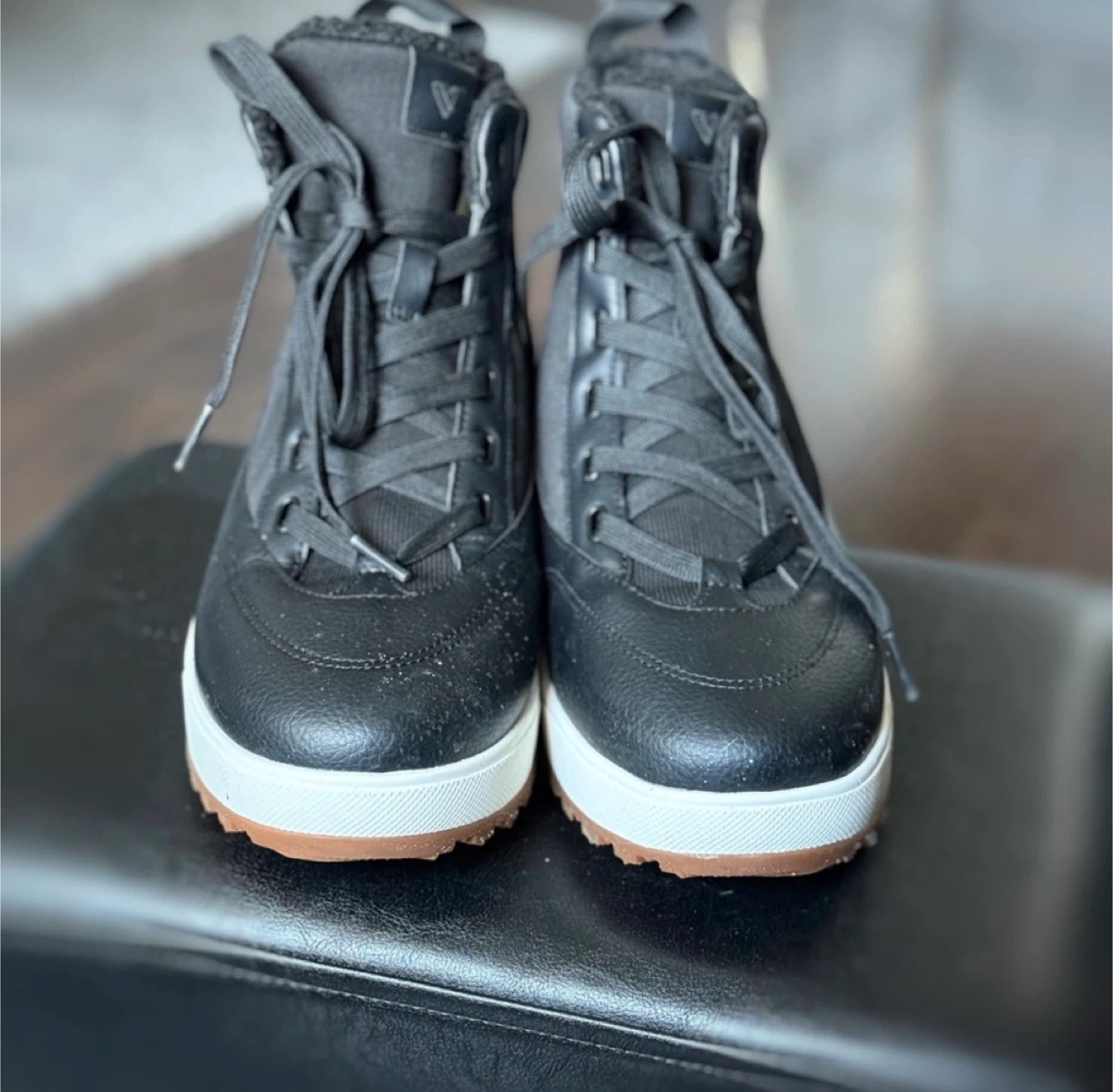 Vessi Black Alta High Top - Regular Fit