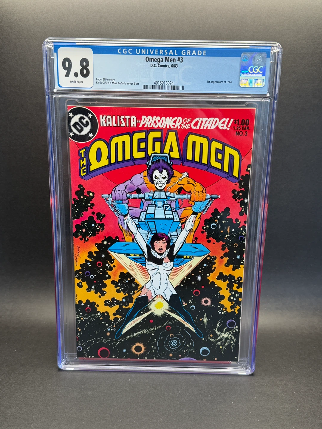 Omega Men #3 CGC 9.8 DC Comics 1983
