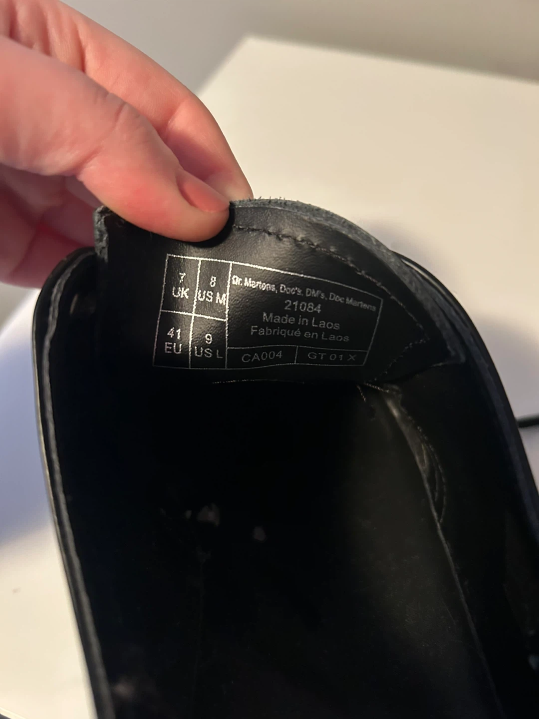 Dr. Martens Black Leather Platform Shoes UK 7 - photo 4