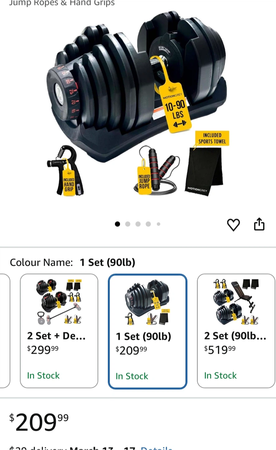 Adjustable Dumbbell - photo 5