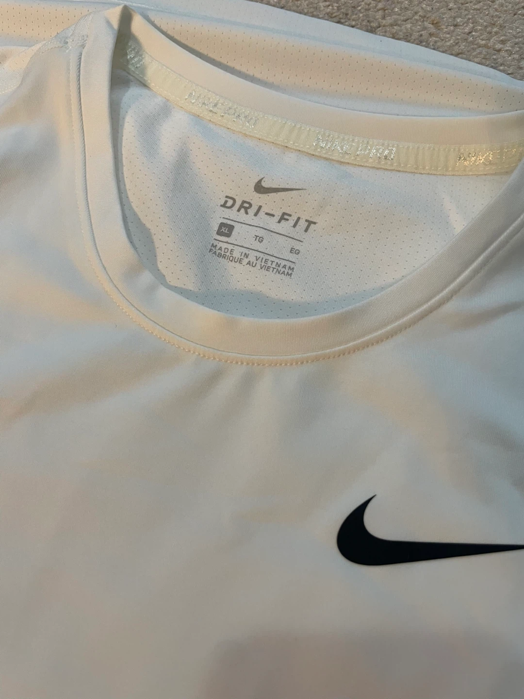 Nike Dri-FIT T-Shirt XL White Kids - photo 3