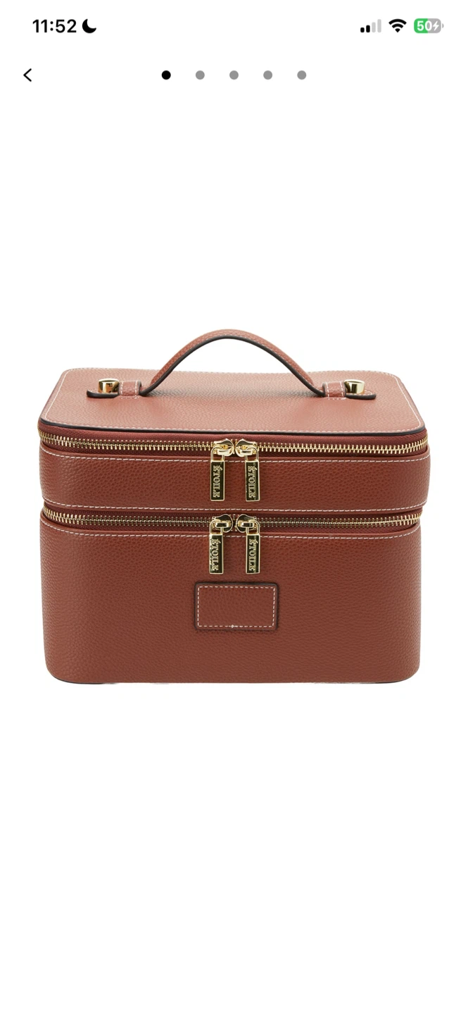 Étoile Collective Duo Vanity Case in Ginger Brown - photo 2