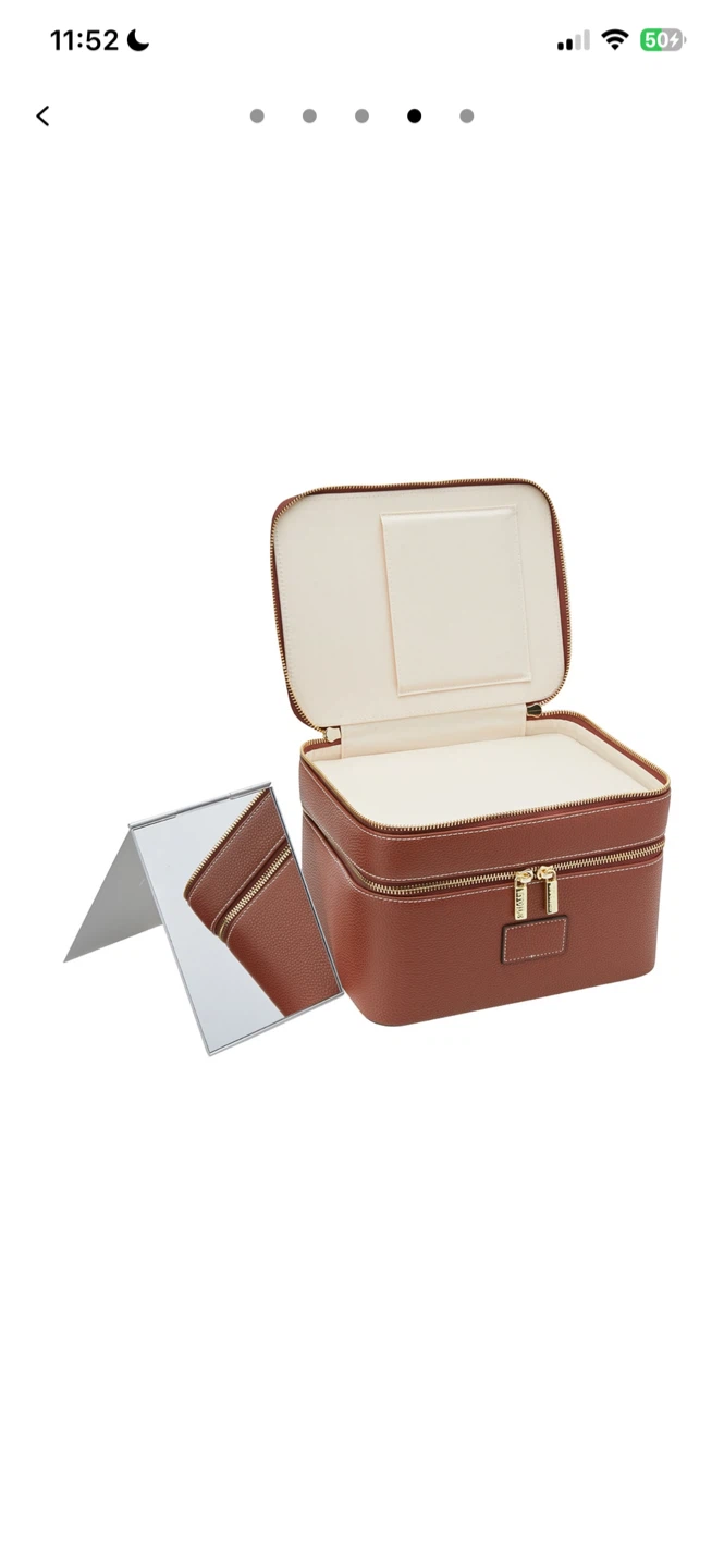 Étoile Collective Duo Vanity Case in Ginger Brown - photo 4