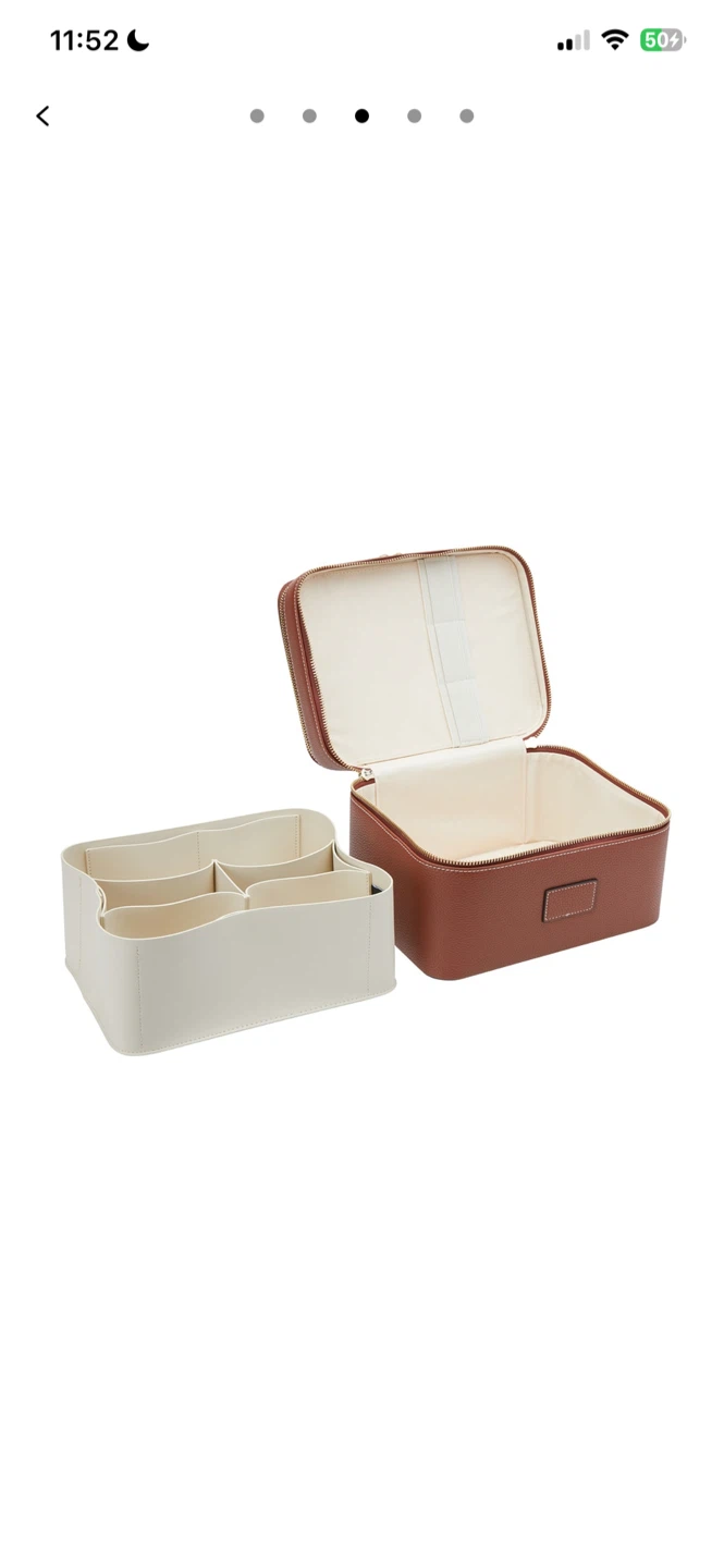 Étoile Collective Duo Vanity Case in Ginger Brown - photo 3