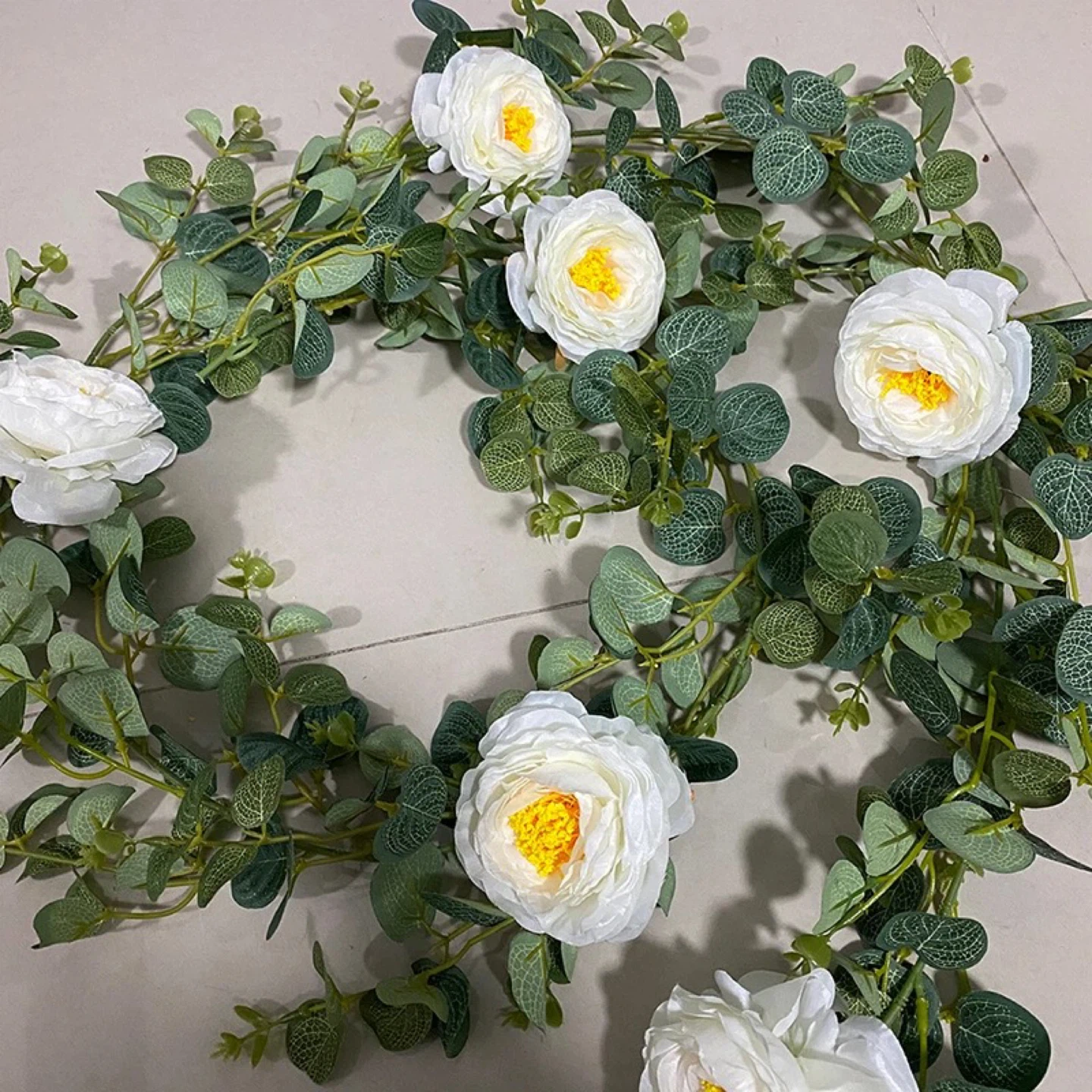 Rose garland/ eucalyptus - photo 4