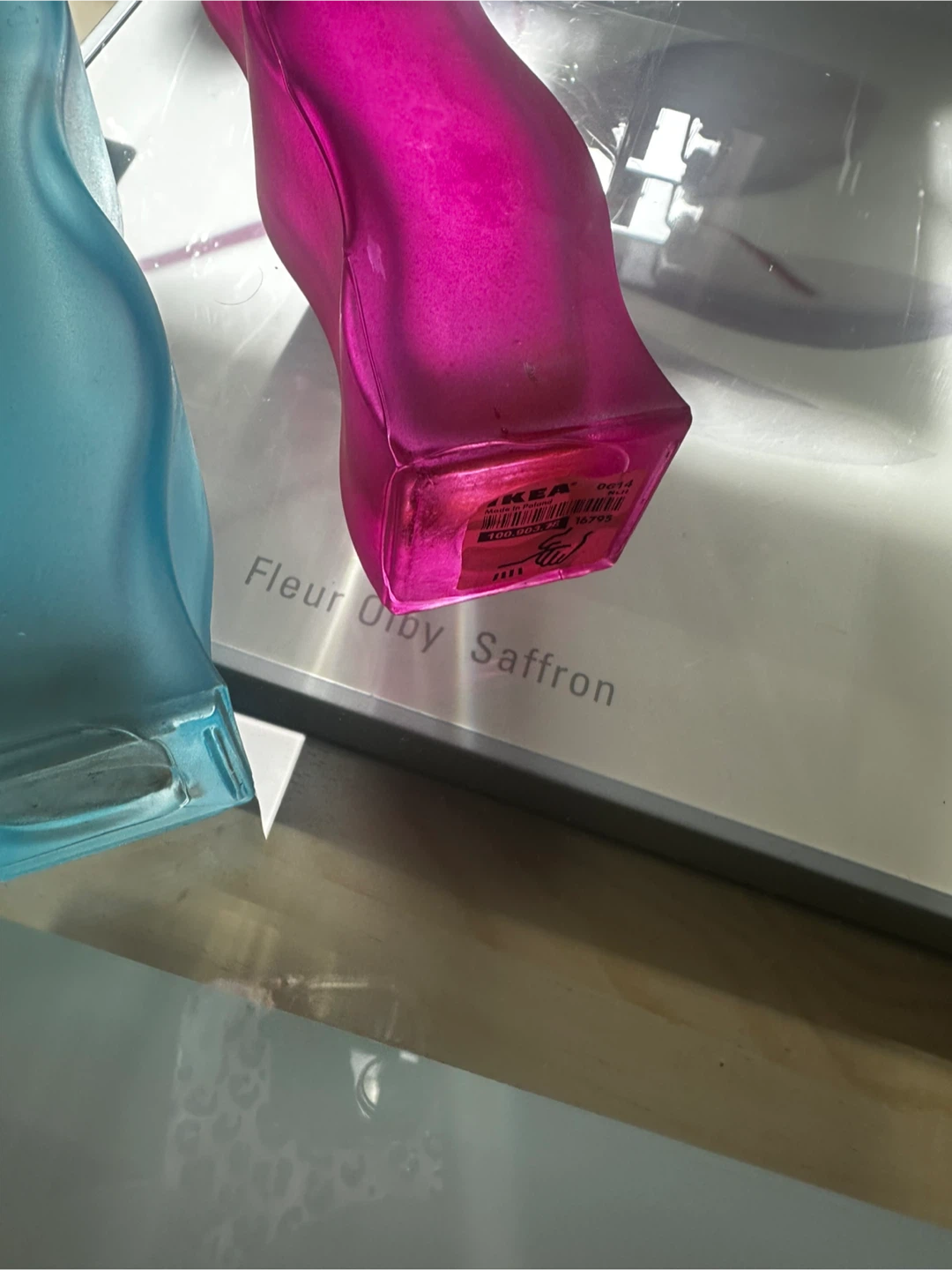 IKEA Vintage Vases Set of 2 (Blue & Pink) - photo 3