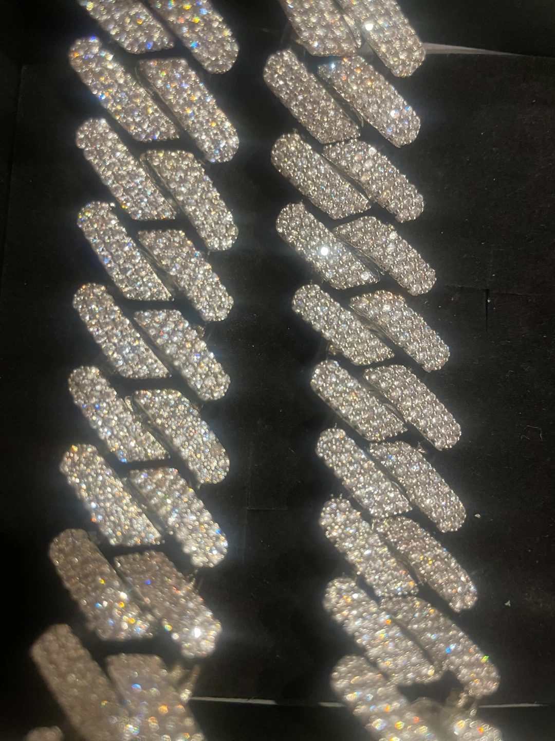 Men's Diamond Cuban Link Chain Necklace - photo 3