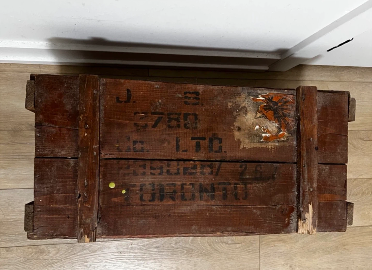 Vintage Wooden Crate - J. S. 3780 Co. Ltd. Toronto - photo 2