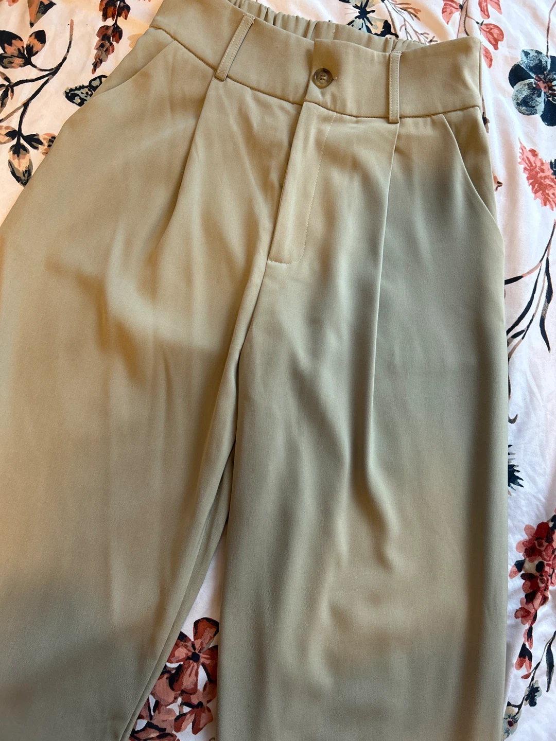 DAZY Women's Wide Leg Trousers - Khaki - photo 2