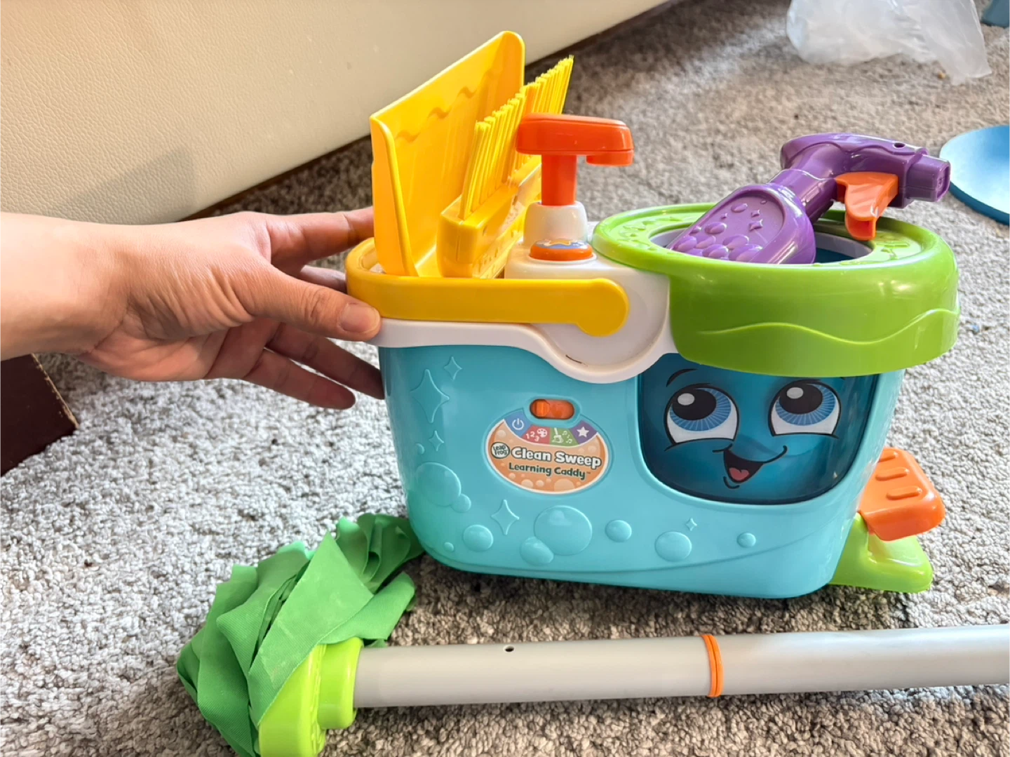 LeapFrog Clean Sweep Learning Caddy Toy - photo 2