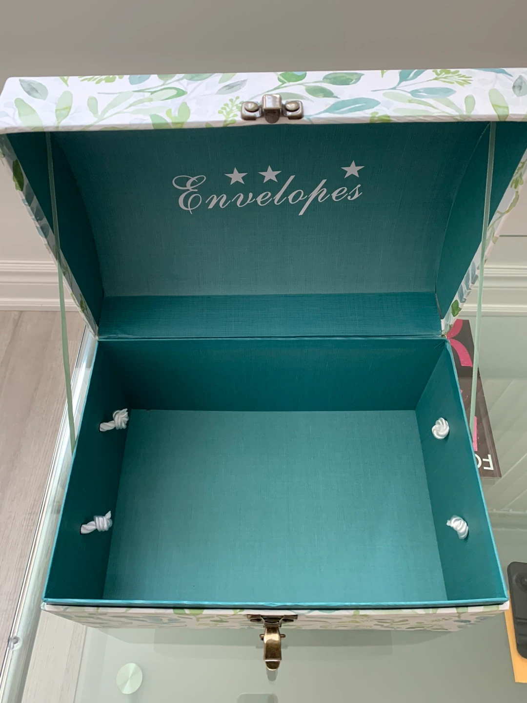 Decorative storage box for envelopes/ money box for wedding - photo 4
