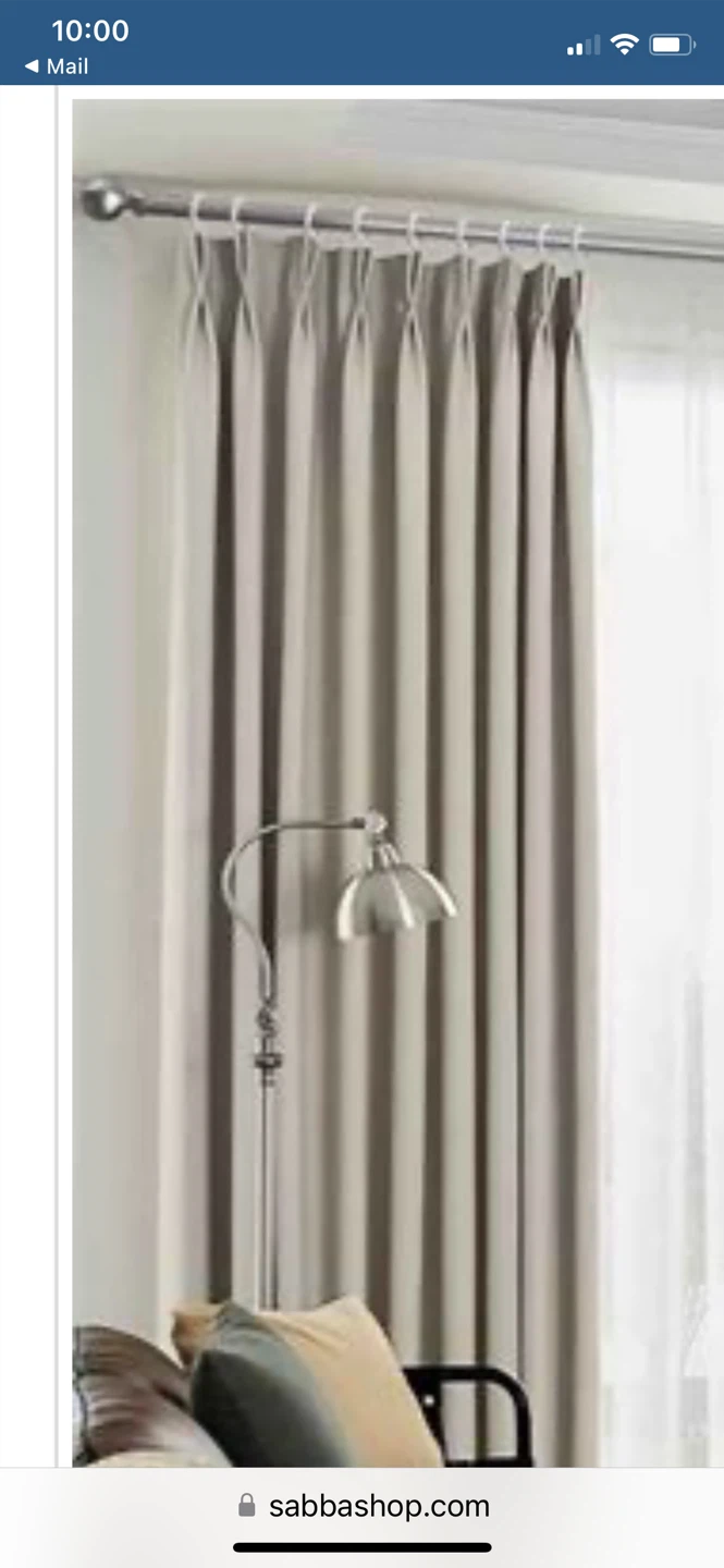 1 panel insulated patio door curtain pastel green