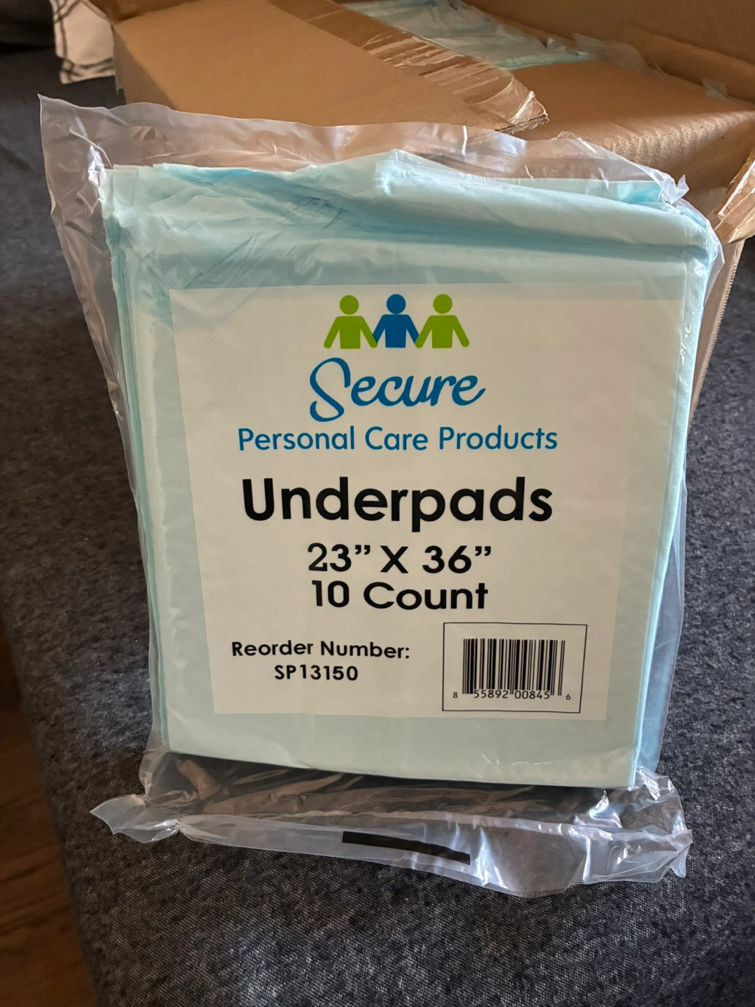 Secure Personal Care Underpads 23" x 36" 150 ct.