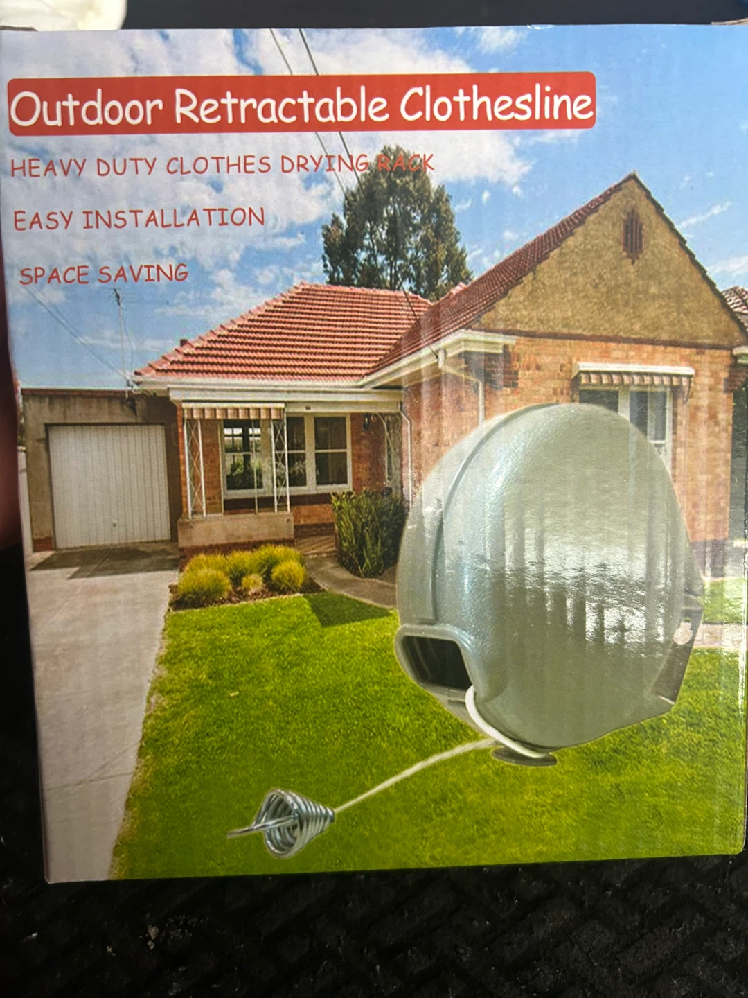 Outdoor Retractable Clothesline - 12 Metre Drying Space
