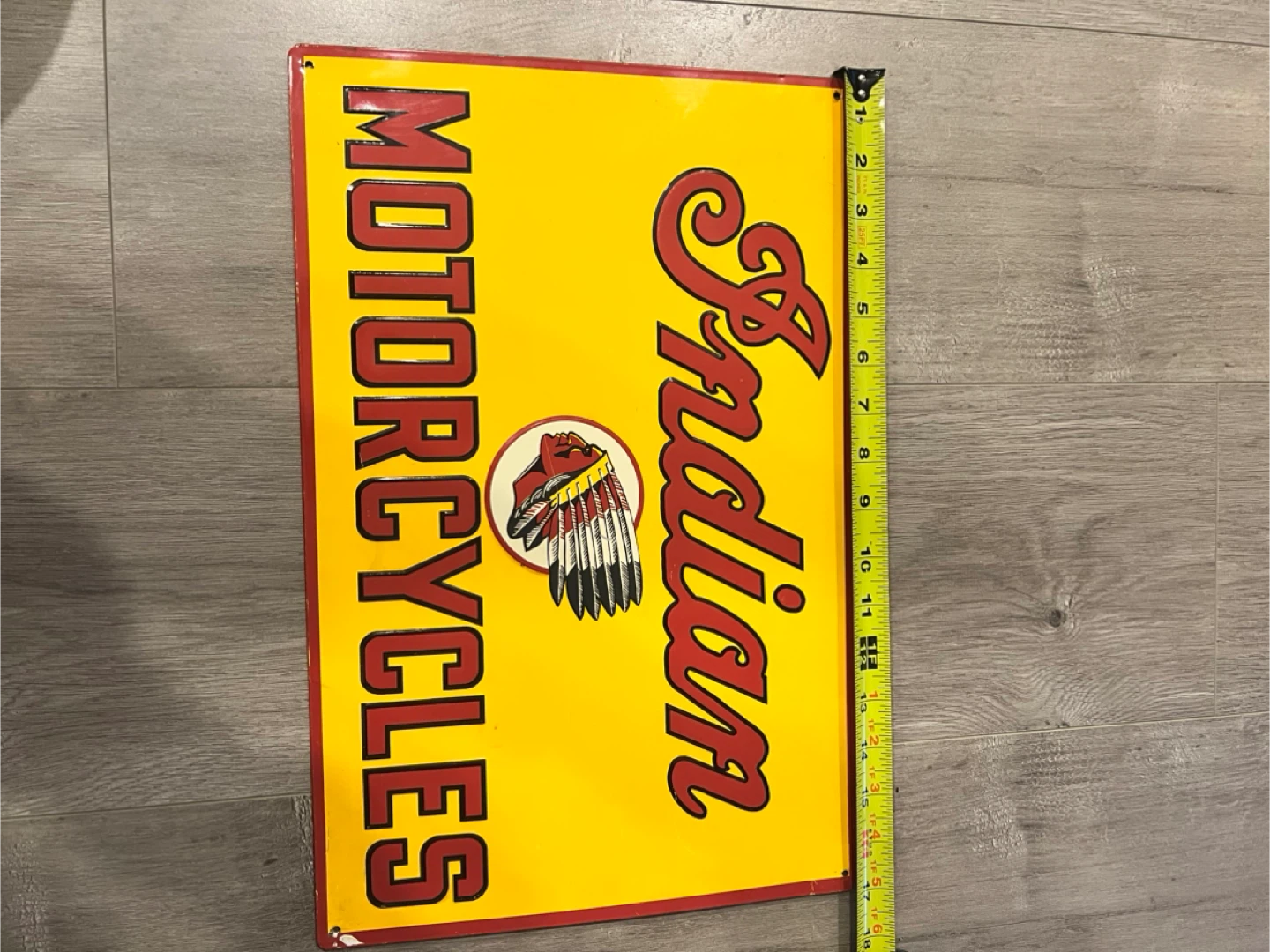 Vintage Indian Motorcycles Sign - photo 5