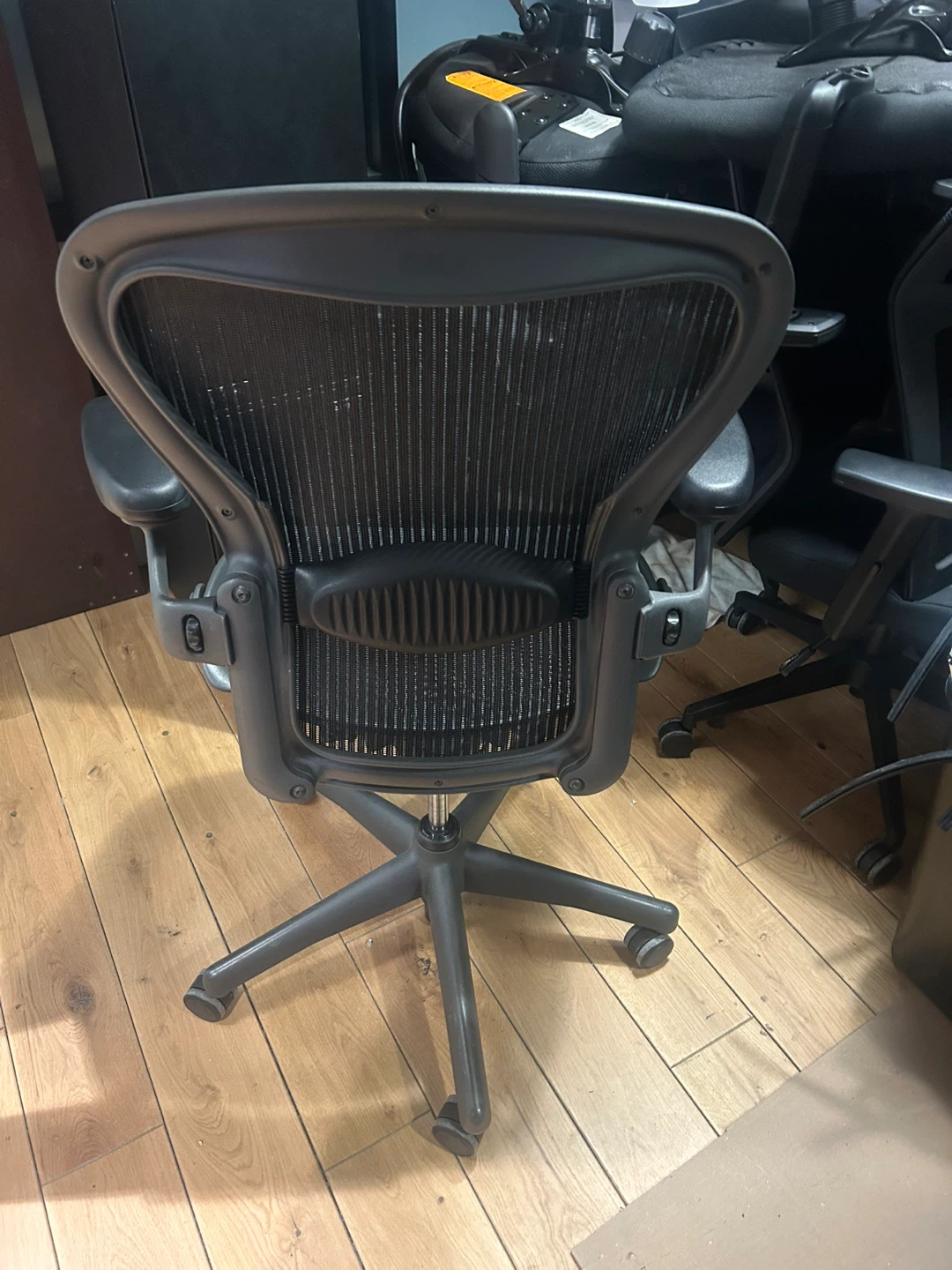 Herman Miller Aeron Chair, Fully Adjustable, Black, Size B - photo 5