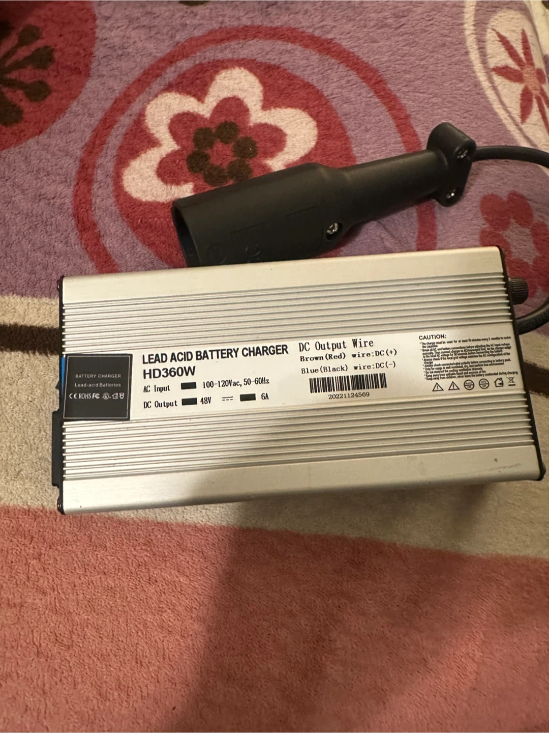 Lead Acid Battery Charger HD360W 48V 6A