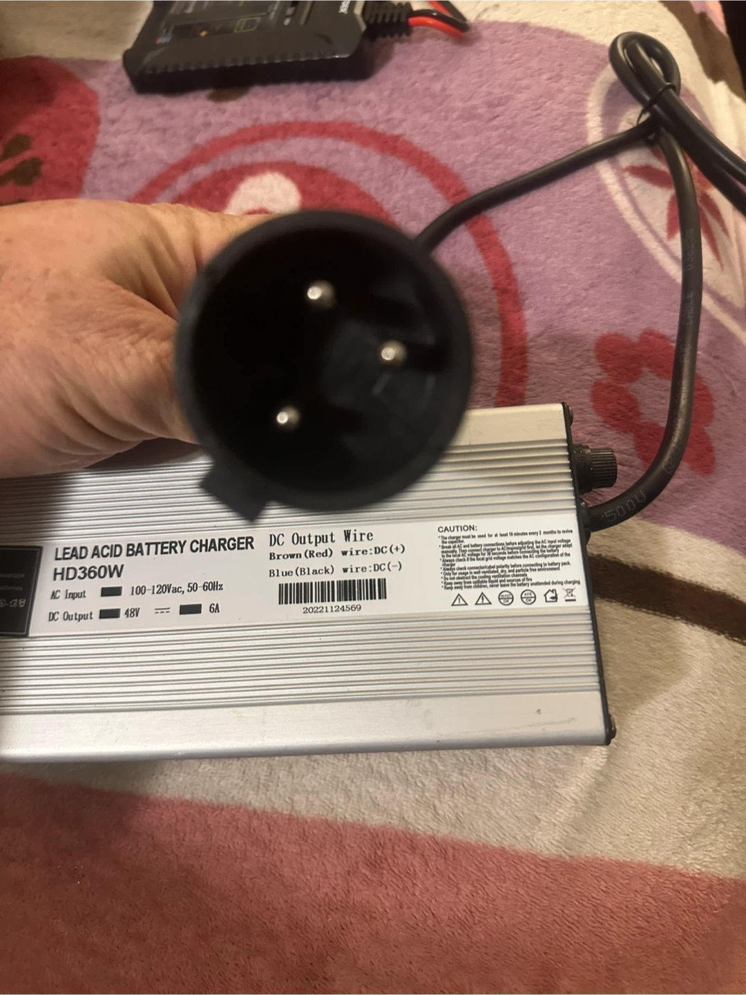 Lead Acid Battery Charger HD360W 48V 6A - photo 2
