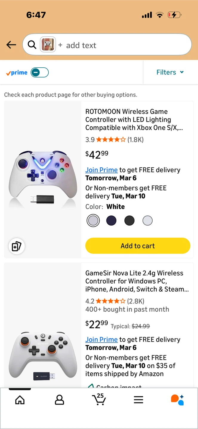 White Wireless Game Controller - photo 4