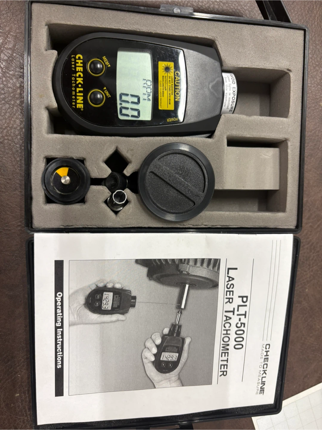 CHECK-LINE PLT-5000 Laser Tachometer - photo 4