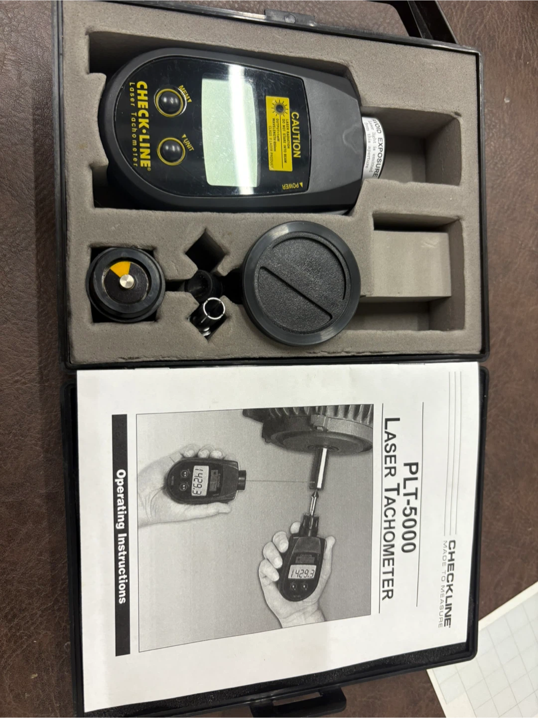 CHECK-LINE PLT-5000 Laser Tachometer - photo 3