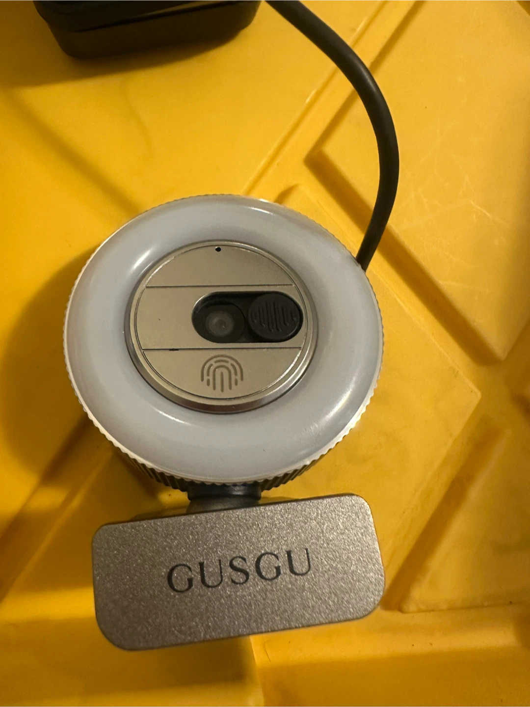 GUSGU Webcam with Ring Light