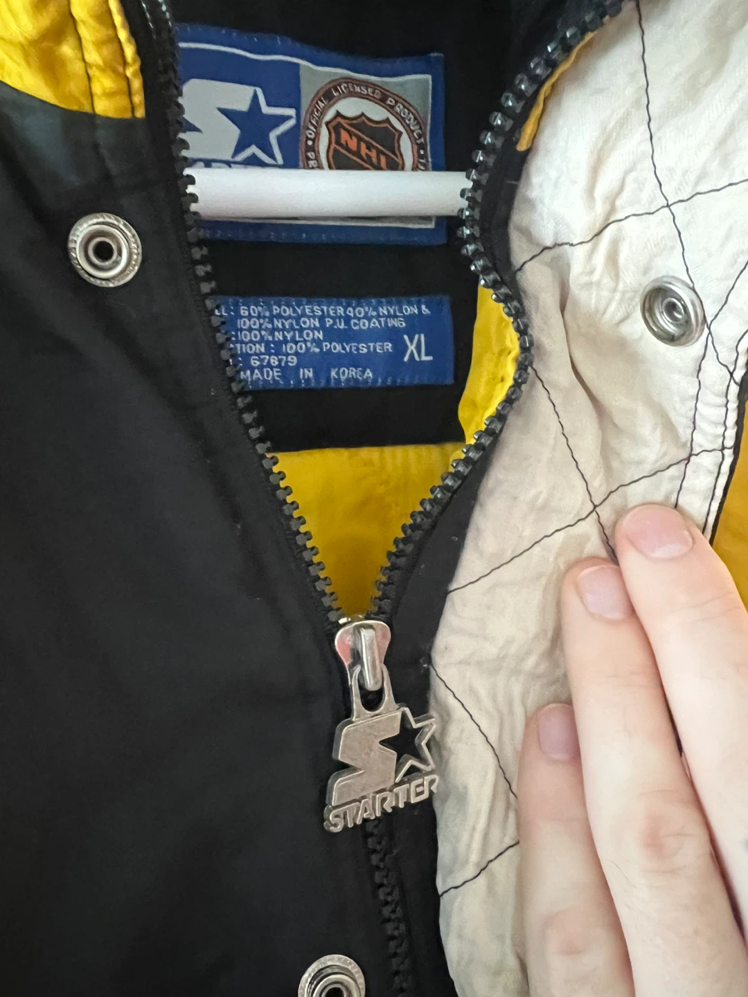 Vintage Starter Pittsburgh Penguins NHL Jacket XL - photo 5