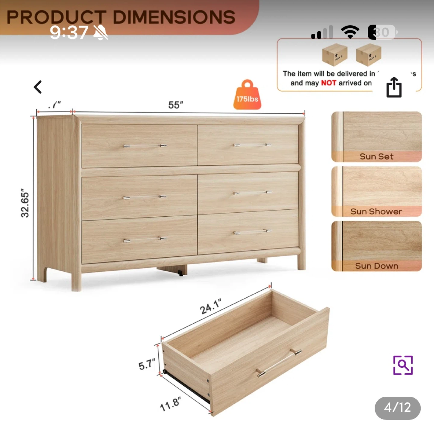 6-Drawer Dresser - BNIB - photo 2