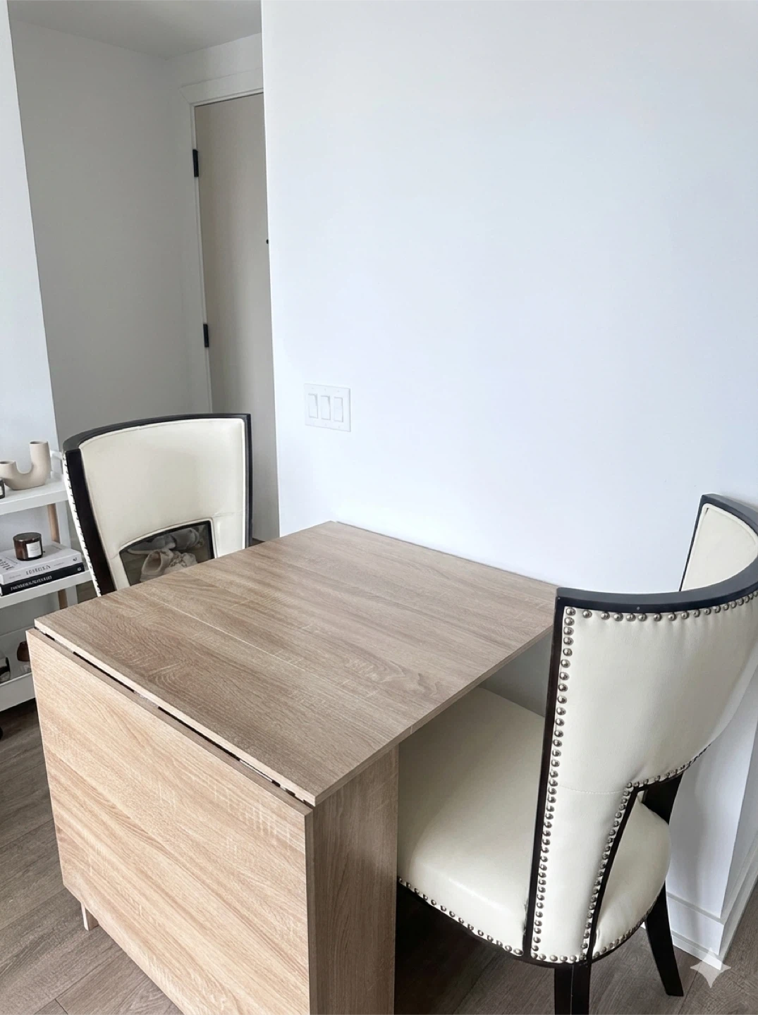 Space-Saving Extendable Dining Table + 2 Chairs - photo 2