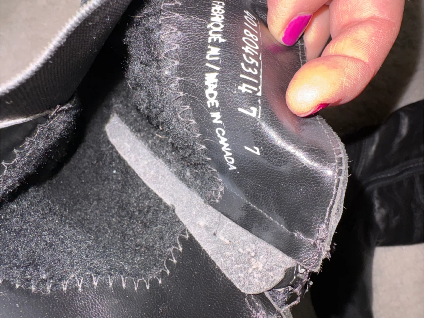 Selling a pair of women’s La Canadienne black leather boots - photo 5