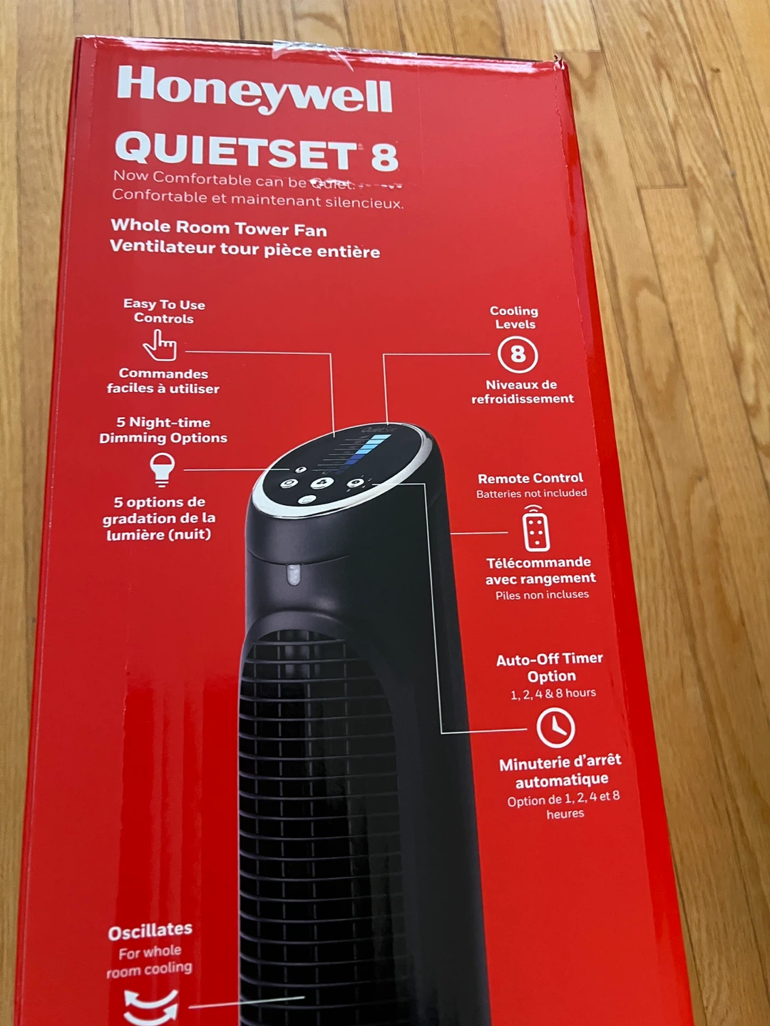 Honeywell QuietSet 8 40" Tower Fan - photo 4