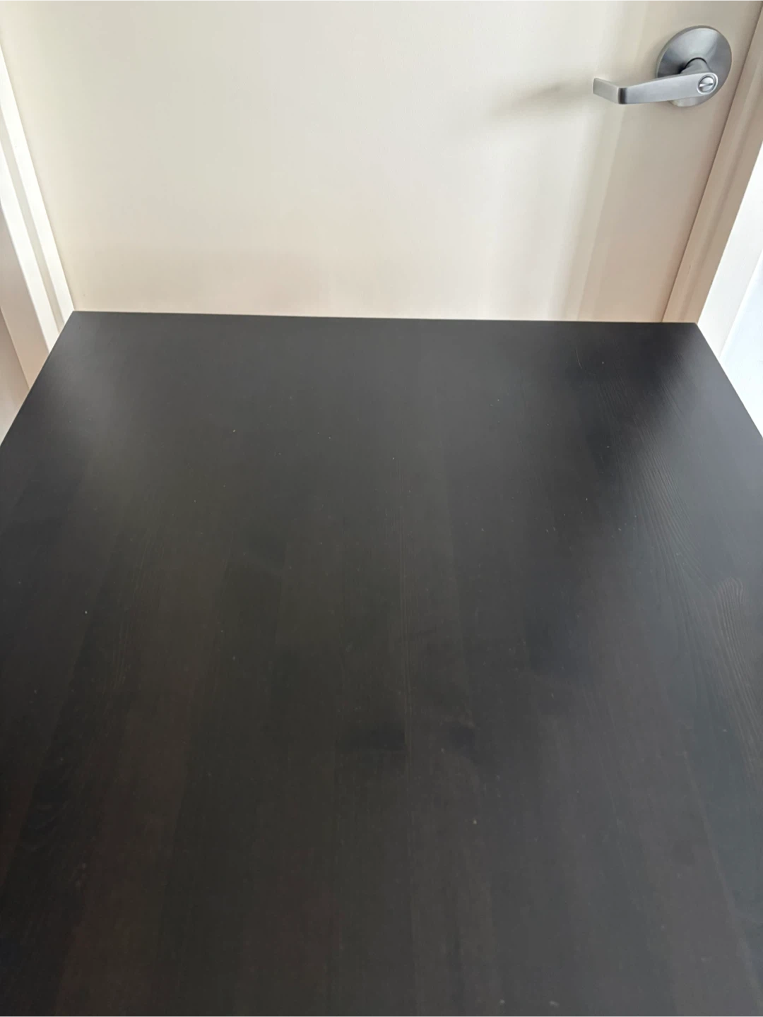 IKEA LERHAMN Black Dining Table - photo 4