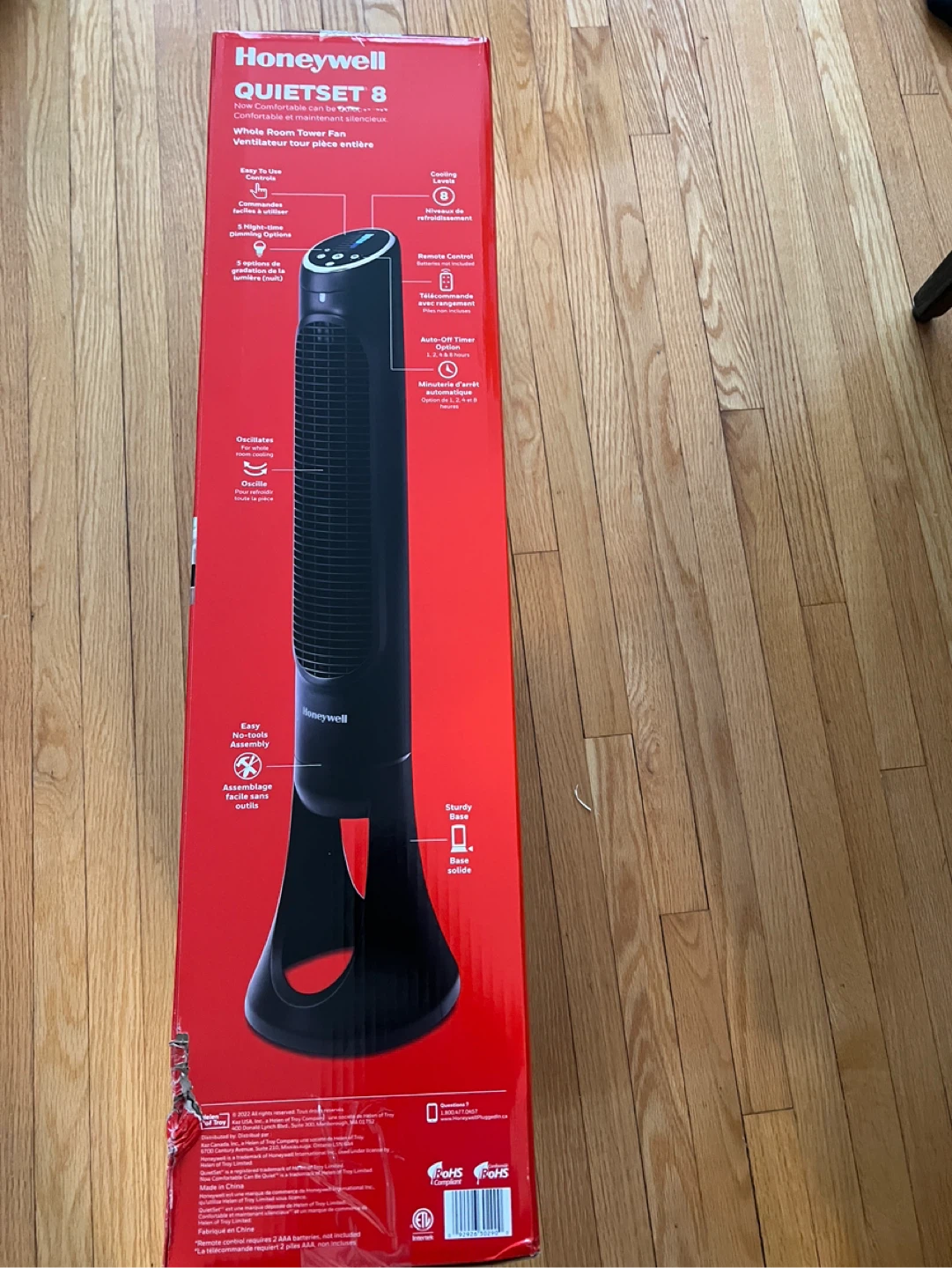 Honeywell QuietSet 8 40" Tower Fan - photo 3