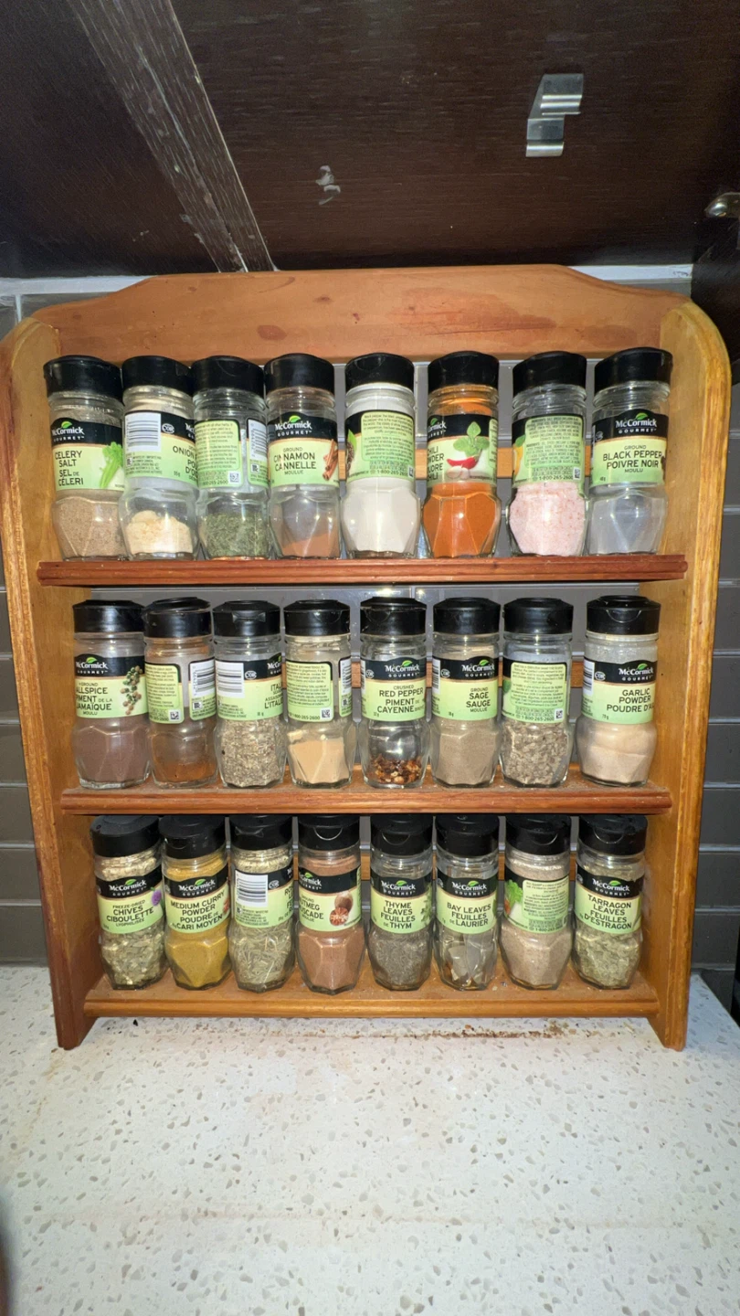 McCormick Spice Rack with Assorted Spices