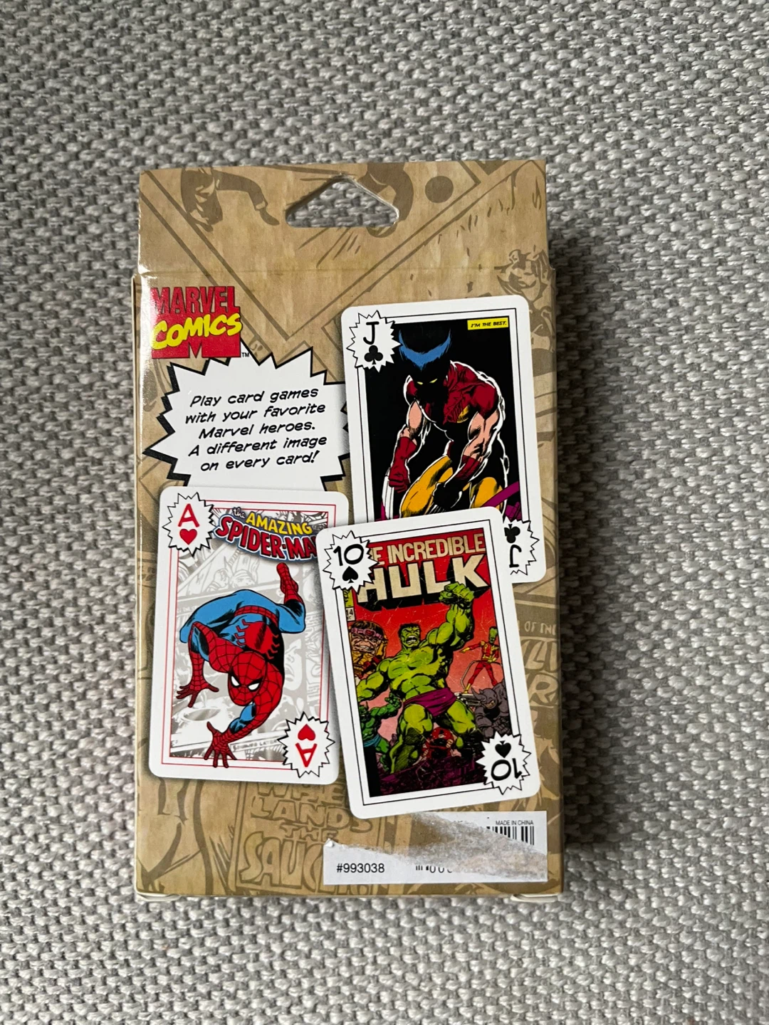 Marvel Comics 54 Playing Cards Deck - photo 2