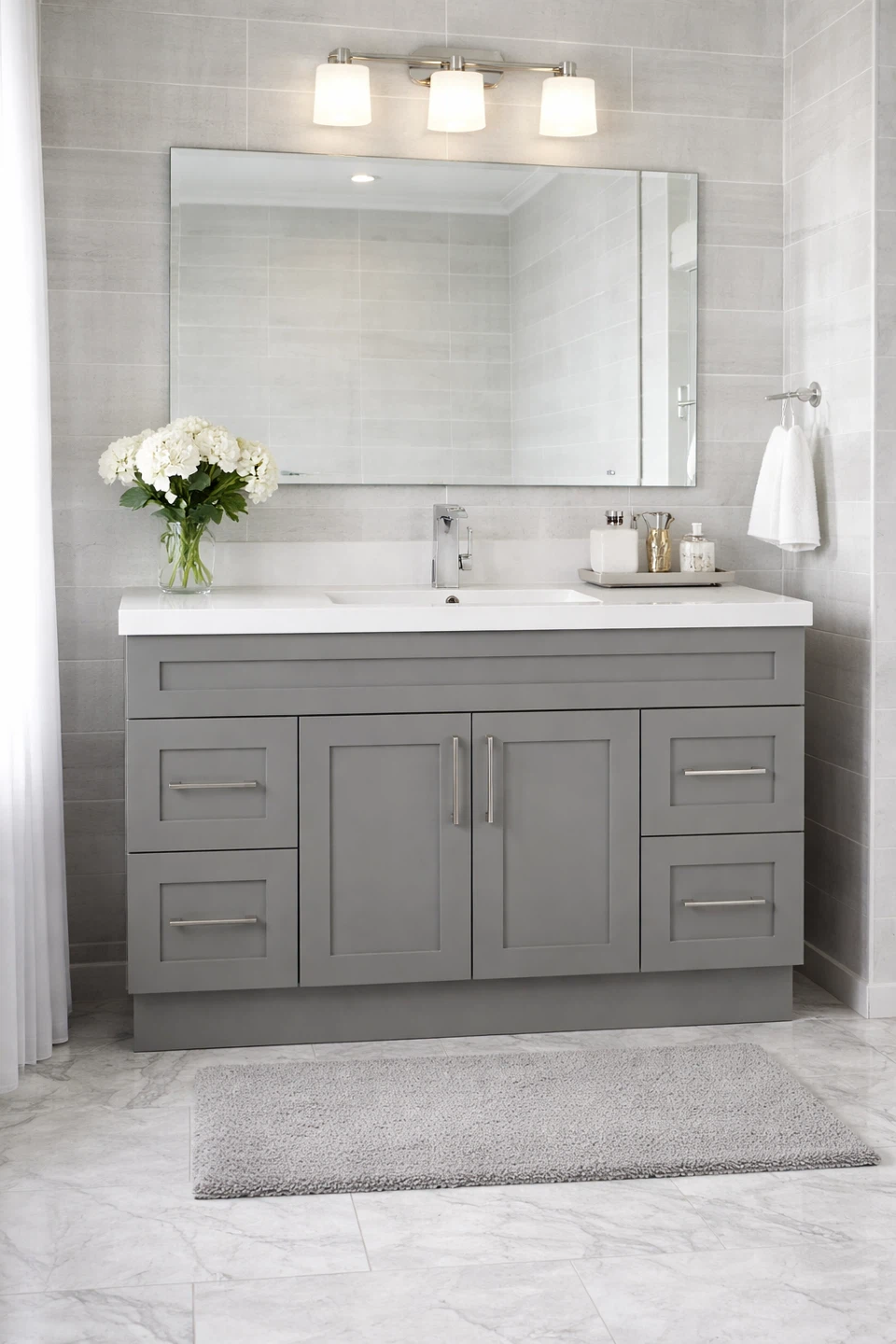 43 Inch Bathroom Vanity with Sink and Faucet - photo 5