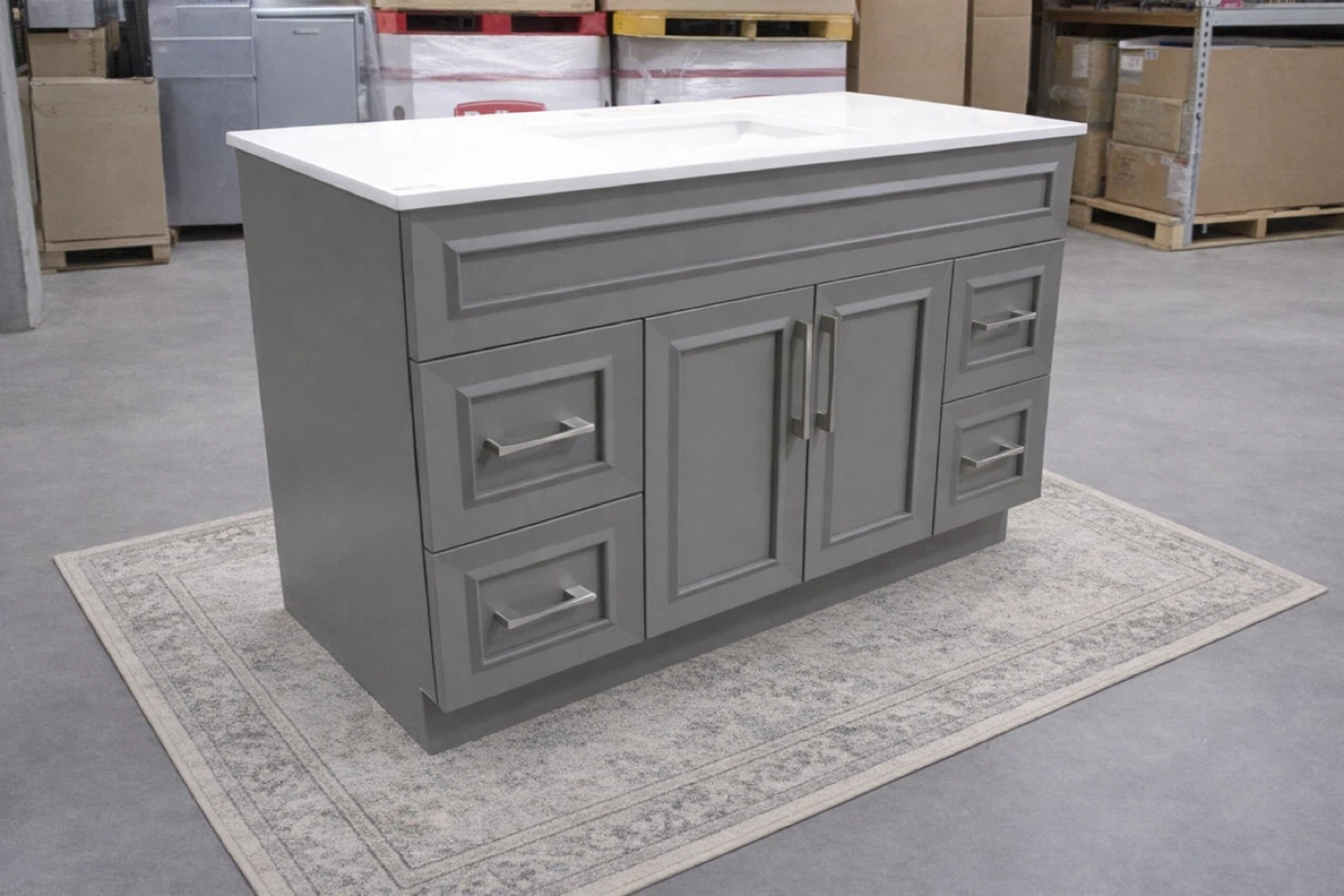 43 Inch Bathroom Vanity with Sink and Faucet - photo 3