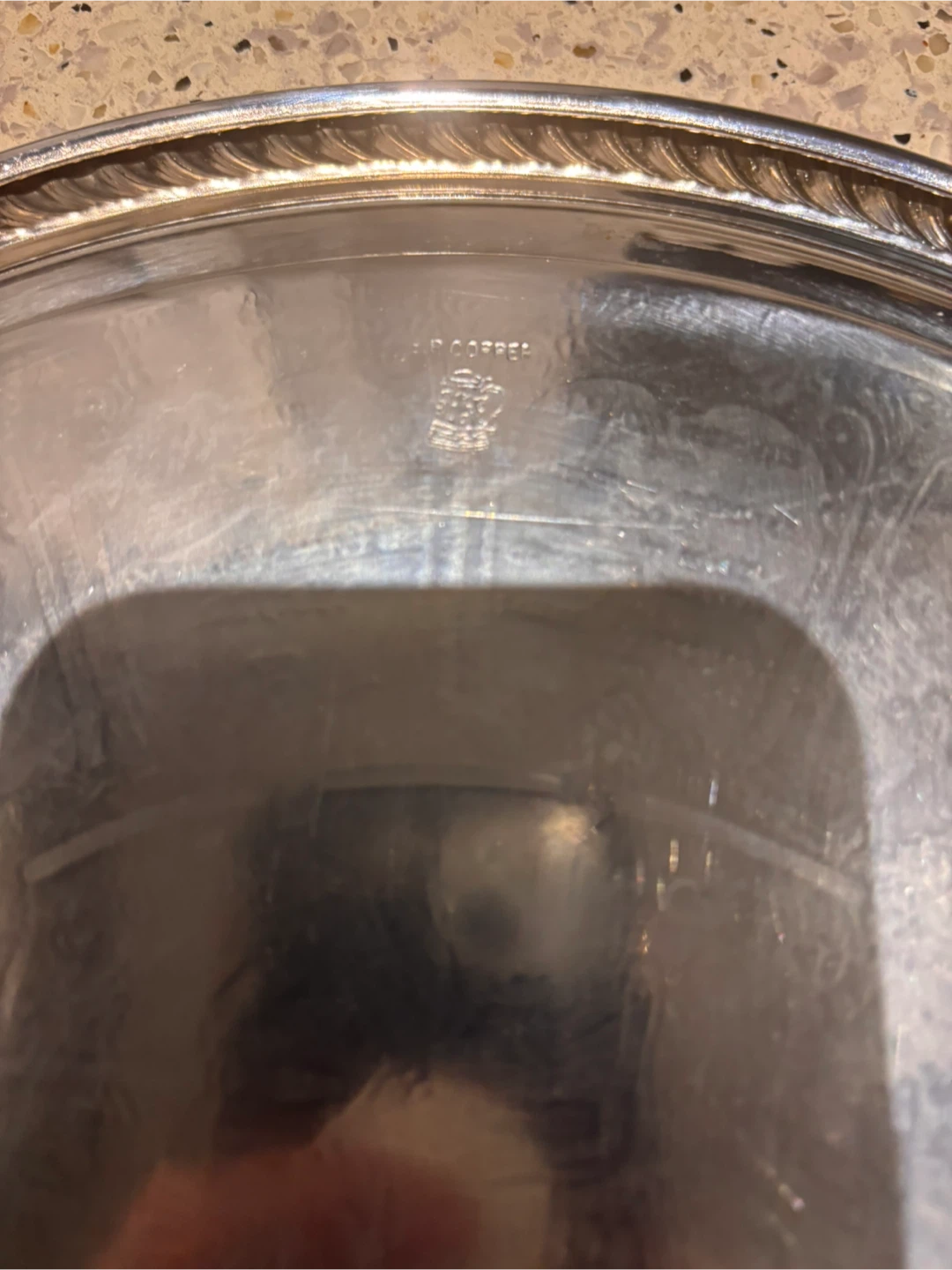 Silver plate Decorative Tray "Fond ' Recollections" - photo 4