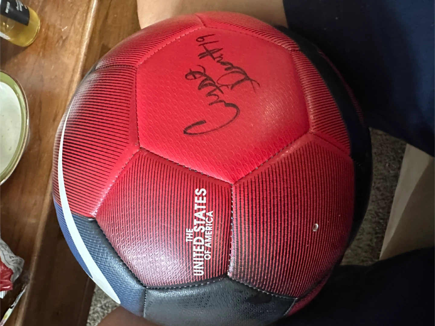 Nike USA Soccer Ball - Signed - photo 4